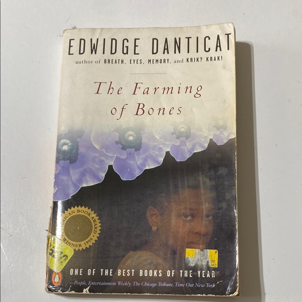 The Farming of Bones by - Cream and Purple Cover